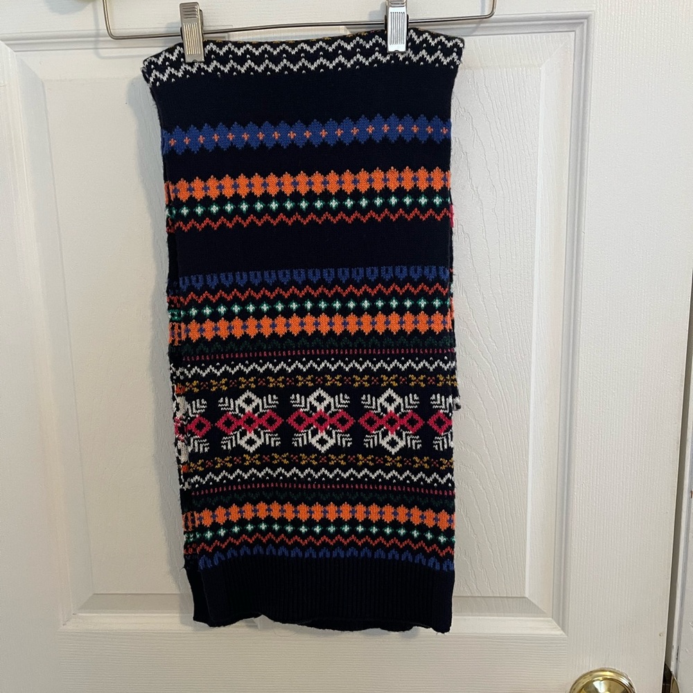 Talbots Multicolor Knit Scarf